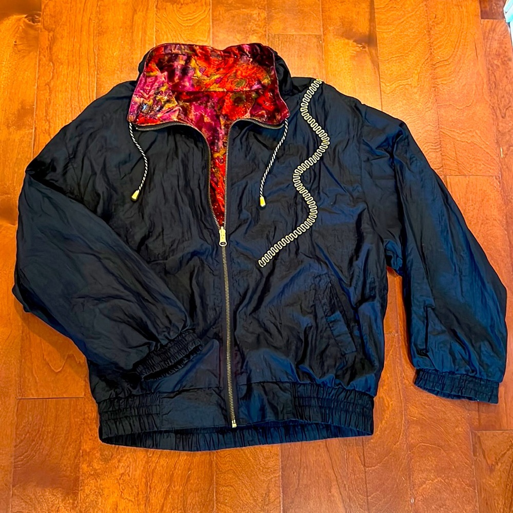 Black Jacket with galaxy liner